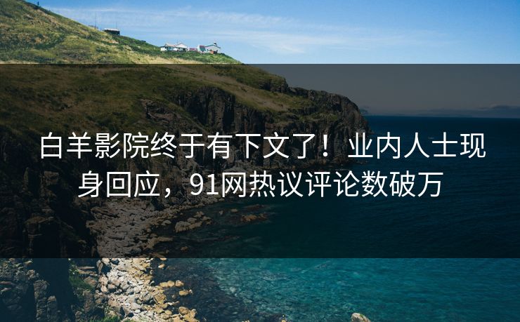 白羊影院终于有下文了！业内人士现身回应，91网热议评论数破万