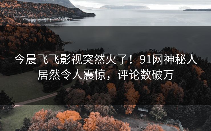 今晨飞飞影视突然火了！91网神秘人居然令人震惊，评论数破万